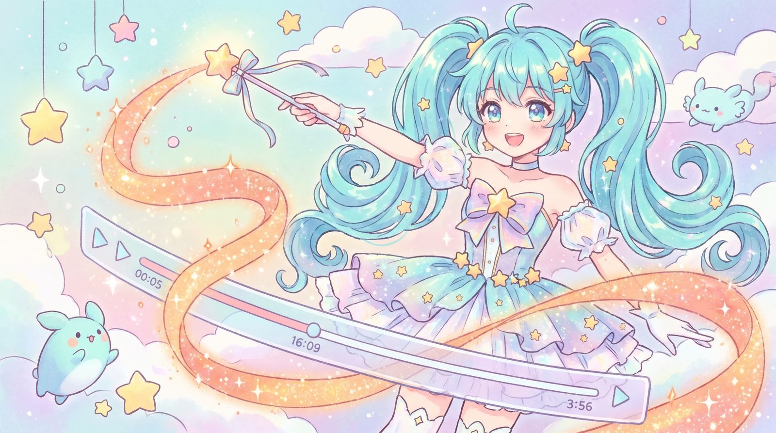大象传媒 动漫封面：VTuber 动漫剪辑｜大象传媒教你做治愈系短动漫
